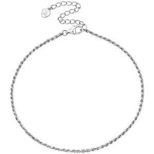 U7 Gold Anklet for Women Girls Heart Rope Chain Adjustable Foot Bracelet Beach